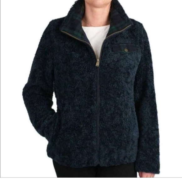 Pendleton Navy Blue Teddy Sherpa Jacket Sz M - Picture 2 of 7